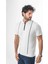 Polo Yaka Yarım Fermuarlı Çizgi Desenli Triko T-SHIRT-TY-1311 2