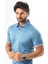 Polo Yaka Düğme Kısmı Baskılı Erkek T-SHIRT-6293 2