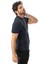 Polo Yaka Yarım Fermuarlı Çizgi Desenli Triko T-SHIRT-TY-1311 3