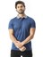 Polo Yaka Düğmeli Yakası Baskılı Pamuk T-SHIRT-6277 1