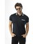 Cepli Polo Yaka Çıtçıtlı Kol Ucu Triko Detaylı T-SHIRT-6286 1