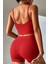 - Kadın Kırmızı Şortlu Kaşkorse Gecelik Takım 2