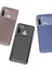Samsung Galaxy A21 Kılıf Karbon Kapak - Kahverengi Yktsn 3