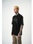 Erkek Revival Baskılı Oversize T-Shirt Siyah 2