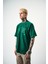 Erkek Revival Baskılı Oversize T-Shirt Nefti 2