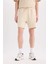 Yeni Sezon Slim Fit Dar Kesim Dar Paça Basic Düz Şort 1