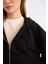 Yeni Sezon Coool Standart Fit Kapüşonlu Basic Düz Kanguru Cepli Fermuarlı Sweatshirt 4