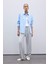 Yeni Sezon Oversize Geniş Kalıp Çizgili Poplin Uzun Kollu Gömlek 2