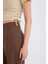 Yeni Sezon Standart Boy Kumaş Palazzo Pantolon Wide Leg Geniş Bol Paça Basic Düz Yüksek Bel 5