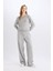 Yeni Sezon Standart Boy Kumaş Palazzo Pantolon Wide Leg Geniş Bol Paça Basic Düz Yüksek Bel 2