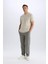 Yeni Sezon %100 Pamuk Regular Fit Normal Kesim Yazlık Jogger Pantolon 2