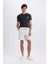 Yeni Sezon Regular Fit Düz Paça Basic Düz Şort 4