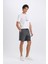 Yeni Sezon Regular Fit Düz Paça Basic Düz Şort 3