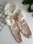 Minicixbebe Unisex Peluş ve Kapitone Bej Rengi Tulum 1