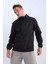 Yeni Sezon Su Itici Çift Taraflı Slim Fit Dar Kesim Kapüşonlu Fermuarlı Mevsimlik Baharlık Mont 5