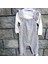 Fırfırlı Çiçek Desenli Bebek Tulum ve Uzun Kollu T-Shirt (6-9 Ay ) 3