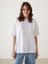 Yeni Sezon Bisiklet Yaka Oversize Kadin Tisort - S5H475Z8 1