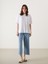 Yeni Sezon Bisiklet Yaka Oversize Kadin Tisort - S5H475Z8 2