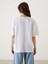 Yeni Sezon Bisiklet Yaka Oversize Kadin Tisort - S5H475Z8 4