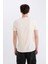 Yeni Sezon %100 Pamuk Slim Fit Dar Kesim Bisiklet Yaka Baskılı Kısa Kollu Tişört 5