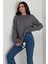 Kadın Triko Bisiklet Yaka Oversize Triko Kazak 110 2