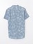 Yeni Sezon Regular Fit Kisa Kollu Desenli Poplin Erkek Gomlek - S5FG12Z8 2