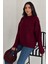 Kadın Triko Bisiklet Yaka Oversize Triko Kazak 110 2