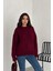 Kadın Triko Bisiklet Yaka Oversize Triko Kazak 110 4