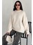 Kadın Triko Bisiklet Yaka Oversize Triko Kazak 110 3