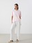 Yeni Sezon Bisiklet Yaka Oversize Kadin Tisort - S5KR16Z8 2