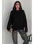 Kadın Triko Bisiklet Yaka Oversize Triko Kazak 110 4