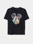 Yeni Sezon Bisiklet Yaka Mickey Mouse Baskili Kadin Tisort - S5GV17Z8 1