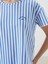 Yeni Sezon Bisiklet Yaka Cizgili Kadin Sortlu Pijama Takimi - S58077Z8 3