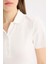 Yeni Sezon Slim Fit Dar Kesim Fitilli Kaşkorse Kısa Kollu Polo Tişört 5