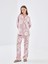 Yeni Sezon Gomlek Yaka Cicekli Kadin Pijama Takim - S53529Z8 1