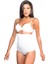 Modlive Beyaz Mı Emay 2079 Yüksek Bel Desenli Double Slip Korse 2