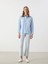 Yeni Sezon Cizgili Oversize Kadin Gomlek - S5I333Z8 2