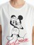 Yeni Sezon Bisiklet Yaka Mickey Mouse Baskili Kadin Pijama Takimi - S5CE65Z8 3