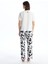 Yeni Sezon Bisiklet Yaka Mickey Mouse Baskili Kadin Pijama Takimi - S5CE65Z8 4