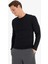 Yeni Sezon Slim Fit Dar Kesim Bisiklet Yaka Uzun Kollu Üst 1
