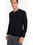 Yeni Sezon Slim Fit Dar Kesim Bisiklet Yaka Uzun Kollu Üst 4