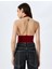 Yeni Sezon Degaje Yaka Kolsuz Slim Fit Bluz 4