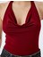 Yeni Sezon Degaje Yaka Kolsuz Slim Fit Bluz 5