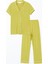 Yeni Sezon Gomlek Yaka Kadin Pijama Takimi - S52990Z8 5