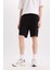 Yeni Sezon Regular Fit Düz Paça Kargo Cepli Basic Düz Şort 1