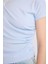 Yeni Sezon Slim Fit Dar Kesim Bisiklet Yaka Basic Düz Ribana Kısa Kollu Tişört 5