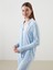 Yeni Sezon Gomlek Yaka Desenli Kadin Pijama Takimi - S5DA88Z8 2