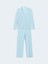 Yeni Sezon Gomlek Yaka Desenli Kadin Pijama Takimi - S5DA88Z8 5