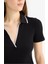 Yeni Sezon Slim Fit Dar Kesim Fitilli Kaşkorse Kısa Kollu Polo Tişört 5