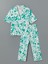 Yeni Sezon Gomlek Yaka Cicekli Kadin Pijama Takimi - S59605Z8 5